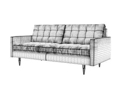 Petrie Apartment Sofa 3D model