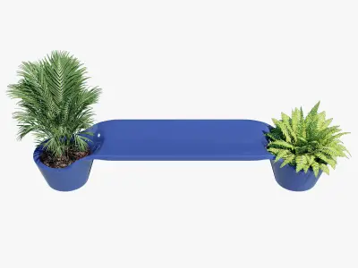 Ponte bench 3D model