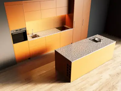 5-Kitchen5 matte 1 3D model