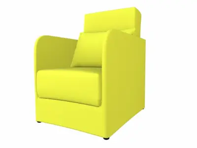 Folding Sofa Bed Floor Mattress 3D model