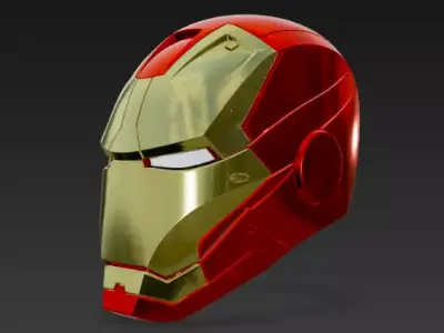 Iron Man Helmet 3D Print Model 3D print model
