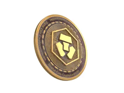 Crypto Com Coin v2 002 3D model