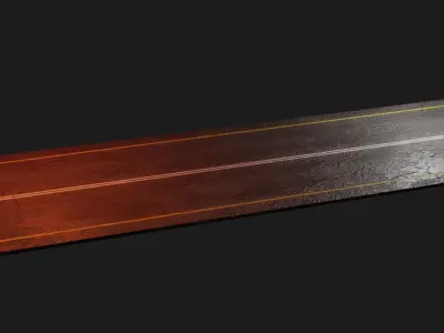 3D Road Highway Model 3D model