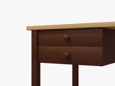 Office Desk 3D model shop