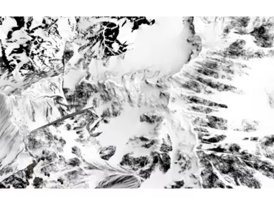 Snow Mountain Canyon 3D model