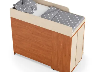 Legenda K05 with LP04 kids modular bed 3D model