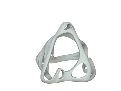 SciFi Cube Object No 63644 Low Poly Shape Low-poly 3D model