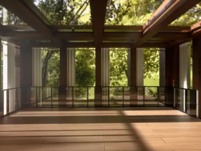 Gazebo modern design 3D model