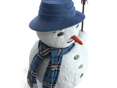 Snowman 3D model