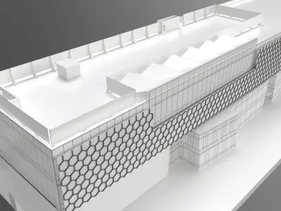 Cairns Family Health and Bioscience Research Complex 3D model