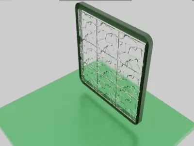 Shattered glass  3D model