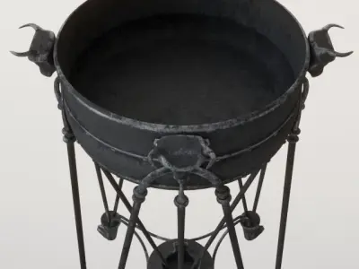 Greek Oil Lamp 3D model