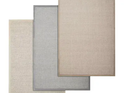 Rug Set 1128 3D model