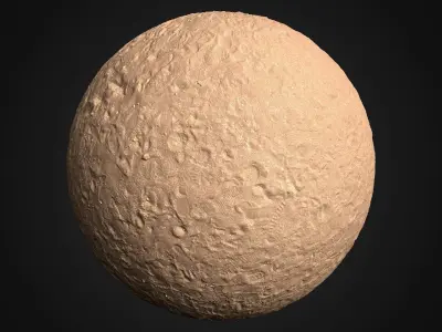 Sand Beach 02 PBR Low-poly 3D model