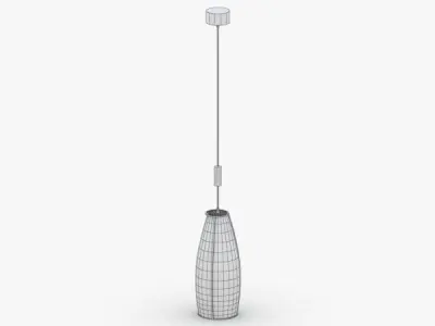 1494 - Hanging Lamp Low-poly 3D model