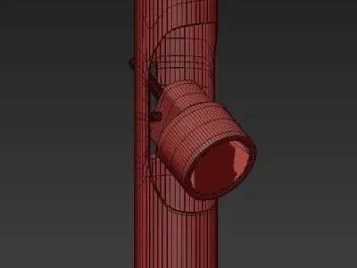 CALABRONE Adjustable floor lamp 3D model