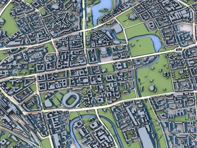 Minsk City Belarus 3D model
