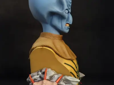 Without Warning Alien Bust Statue STL File 3D print model
