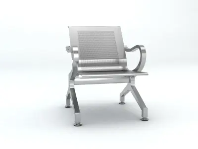 Waiting Chair Free 3D model