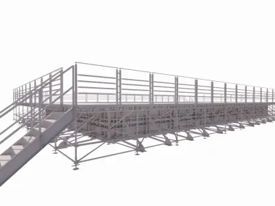 Swimming pool 3D model 18
