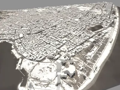  Batumi city Georgia 3D model