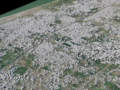 Rajshahi - Bangladesh 3D model