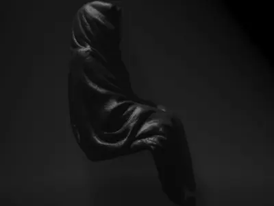 Sitting Reaper 3D model