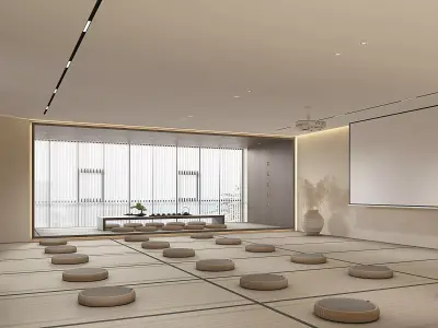 Japanese office Interior 3D model