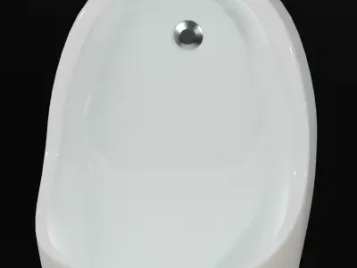 Urinal Free low-poly 3D model