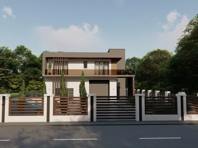 House 08 Exterior 3D model