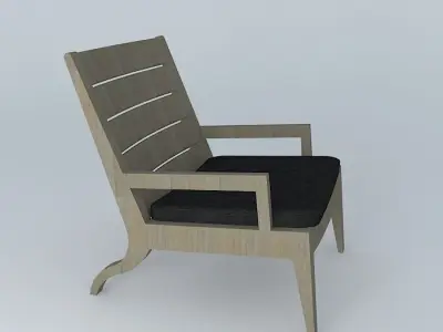 Christian Liaigre Exterior Chair 3D model