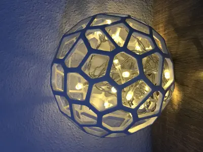 Voronoi Lamp - Generative design - 3D print model 3D print model