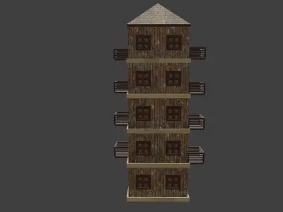 House Model 96 Low-poly 3D model