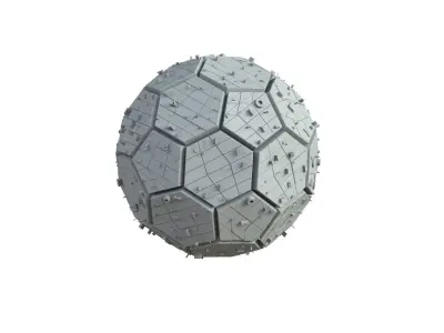 Sci Fi Object No 2267 Low Poly Low-poly 3D model