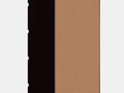 MALM Chest of 6 drawers 5 Low-poly 3D model