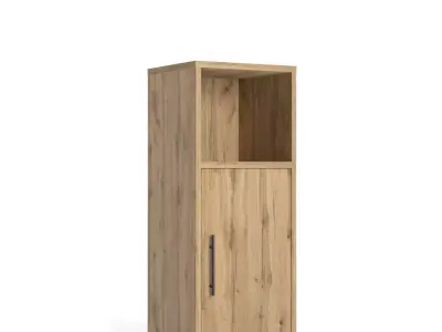Modular Wooden Storage Cabinet 300x335x850 mm Free low-poly 3D model