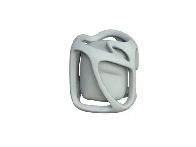 SciFi Shape Object Low Poly 117 Low-poly 3D model