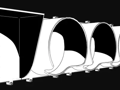 Traffic signs 3D model