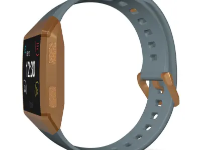 Fitbit Ionic for Element 3D 3D model