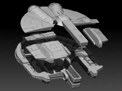 Epic Hawk Freighter 3D print model