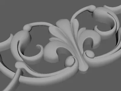 Decor for furniture 3D model 38