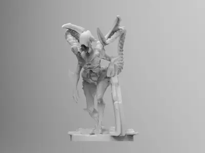 All 4 Adults - Hunters - Alien - Xeno of Nemesis 3D print model