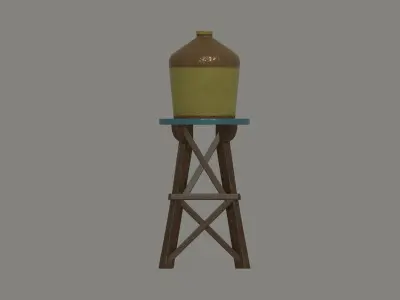 Water Tower 3D model