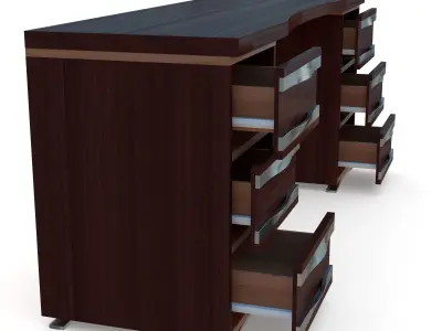 Office Table 3D model