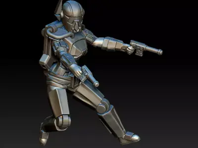 Ancient Bounty Hunter 3D print model