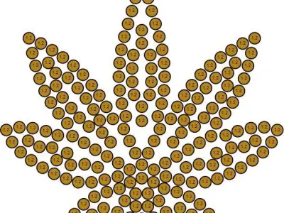 Marijuana Pendant 3D print model