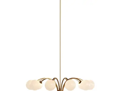 Crown chandelier 3D model