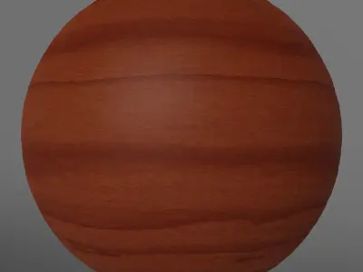 Seamless PBR Wood - Cherry Redbrown Light 001 Texture