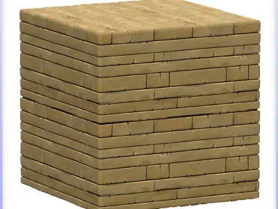 Stylized Wood Floor Seamless Texture Texture 8