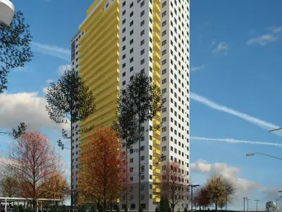 Residential Building  Sonne 3D model